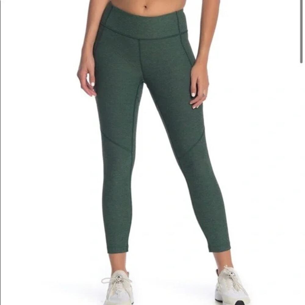 Outdoor Voices Evergreen Warm-Up Crop Leggings Activewear Athletic Women's‎ XS